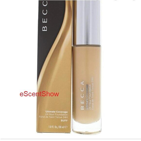 BECCA ULTIMATE COVERAGE 24 HOUR LIQUID MAKEUP FOUNDATION CAFE 1 OZ / 30 ML NIB